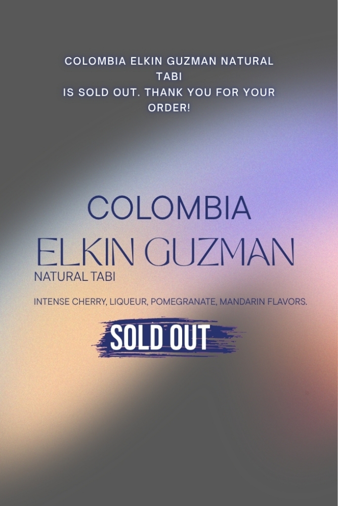COLOMBIA ELKIN GUZMAN NATURAL TABI SOULD OUT
